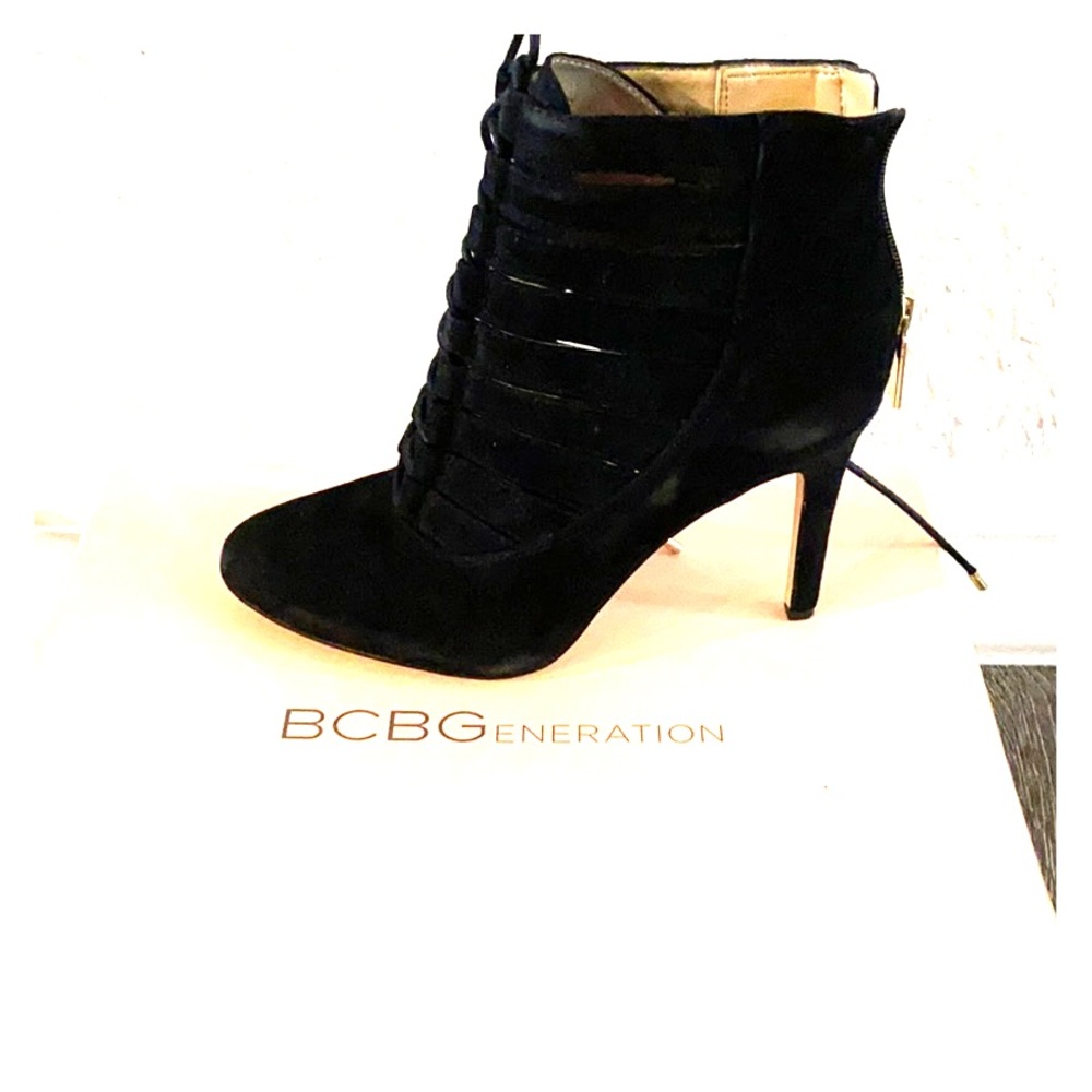 Black ankle boots